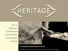Tablet Screenshot of heritagefurnitures.com